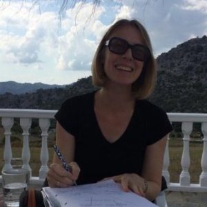 Hello! I'm Rebecca - freelance writer and language teacher. Although I'm originally from Bristol, U.K., where I currently live, I spent nearly half my life (so far) in Spain. Here I am in the Sierra de Cadiz in the Andalusian mountains..
