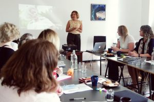 Lidia Drezewiecka at her workshop