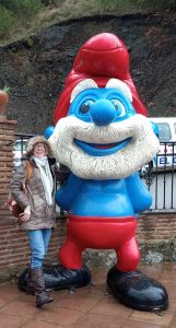 Large sized Smurf in Juzcar, Spain